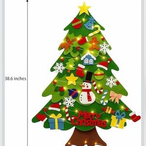 Montessori Felt Christmas Tree for Toddlers Toy